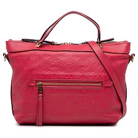 Borsa Louis Vuitton Monogram Empreinte Bastille PM rossa