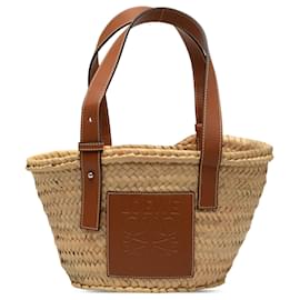 Borsa Tote LOEWE Small Raffia Anagram beige