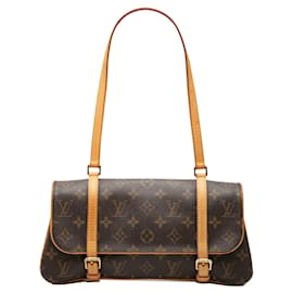 Borsa a tracolla Louis Vuitton Monogram Marelle marrone