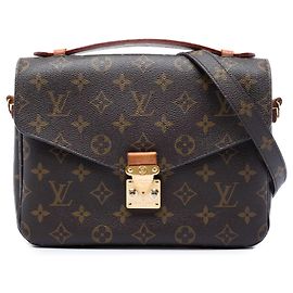 Borsa Louis Vuitton Monogram Pochette Metis marrone
