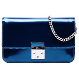 Miss Dior Promenade Crossbody in vernice blu Dior