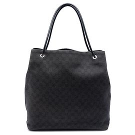 Tote Gifford in denim GG Large nero Gucci