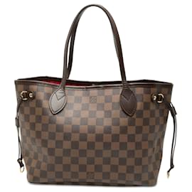 Borsa Tote Neverfull PM in Damier Ebene marrone Louis Vuitton