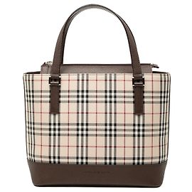 Borsa in tela Burberry House Check beige