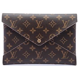 Louis Vuitton Monogram Pochette Kirigami Set Clutch Bag Braun