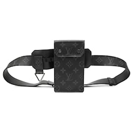 Borsa a tracolla utility Louis Vuitton Monogram Eclipse nera
