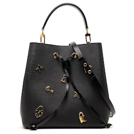 Borsa a secchiello Neonoe Epi Love Lock nera Louis Vuitton