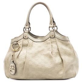 Tote Gucci Medium Guccissima Sukey marrone