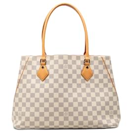 Borsa Tote Calvi Damier Azur bianca Louis Vuitton