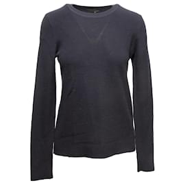 Schwarzer The Row Pullover aus Seide-Baumwoll-Mischung Größe US S - The row