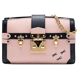 Borsa a tracolla Louis Vuitton Epi Trunk Clutch rosa