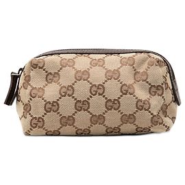 Beauty case Balthus in tela GG Gucci beige