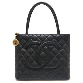 Tote Chanel Caviar Medallion nero