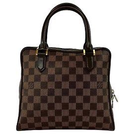 Sac à main Brera en toile Damier Ebene marron Louis Vuitton