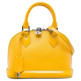 Borsa Louis Vuitton Epi Alma BB Gialla