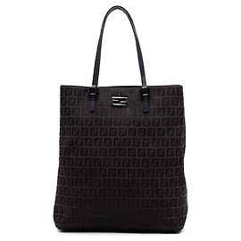 Tote in tela Fendi Zucchino marrone