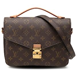 Borsa Louis Vuitton Monogram Pochette Metis marrone
