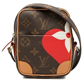 Borsa a tracolla Louis Vuitton Monogram Game On Paname PM marrone