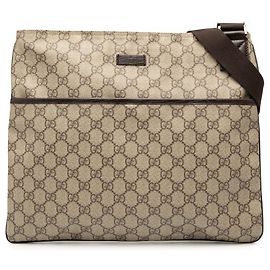 Borsa a tracolla Gucci GG Supreme color Tan