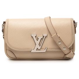 Borsa a tracolla Louis Vuitton Epi Buci beige