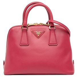 Borsa Prada Small Saffiano Lux Promenade rosa