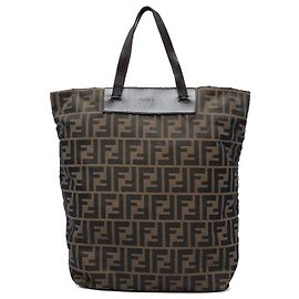 Tote in tela Zucca marrone Fendi