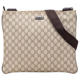 Borsa a tracolla Gucci GG Supreme marrone