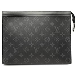 Pochette Voyage MM Monogram Eclipse nera Louis Vuitton