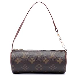 Borsa Louis Vuitton Monogram Papillon Pochette marrone