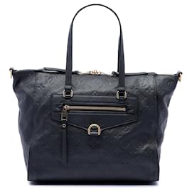 Borsa Louis Vuitton Monogram Empreinte Lumineuse PM blu