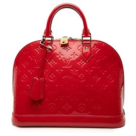 Bolso Louis Vuitton Monogram Vernis Alma PM Rojo