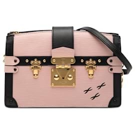 Borsa a tracolla Louis Vuitton Epi Trunk Clutch rosa