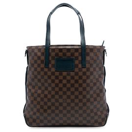 Sac à main Louis Vuitton Damier Ebene Herald marron
