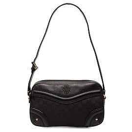 Borsa a tracolla Gucci GG Nylon Crest nera
