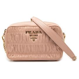 Borsa Camera Prada Nappa Gaufre marrone