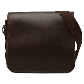 Borsa a tracolla Louis Vuitton Taiga Andrei marrone