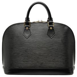 Bolso Louis Vuitton Epi Alma PM negro