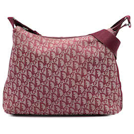 Borsa a tracolla Dior Diorissimo Trotter in tela rossa