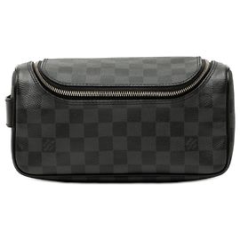 Pochette e clutch Louis Vuitton Damier Graphite nero