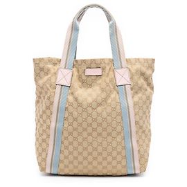 Tote Gucci GG Canvas Web beige