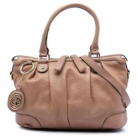 Borsa Gucci Guccissima Sukey marrone