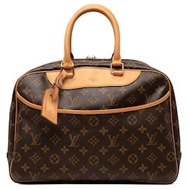 Borsa Louis Vuitton Monogram Deauville marrone