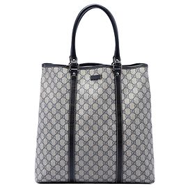 Tote verticale Gucci GG Supreme beige