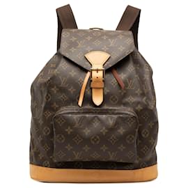 Louis Vuitton Monogram Montsouris GM Rucksack braun