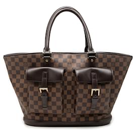 Louis Vuitton Damier Ebene Manosque GM Tote Bag braun