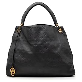 Blue Louis Vuitton Monogram Empreinte Artsy MM Hobo Bag