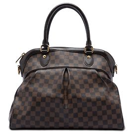 Sac à main Louis Vuitton Damier Ebene Trevi GM marron