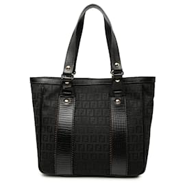 Tote in tela Fendi Zucchino nero