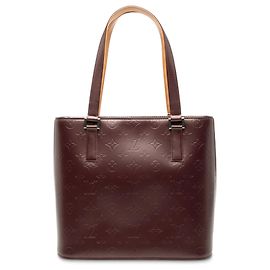 Borsa Tote Louis Vuitton Monogram Mat Stockton rossa