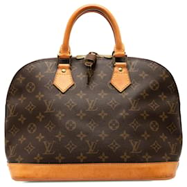Borsa Louis Vuitton Monogram Alma PM marrone